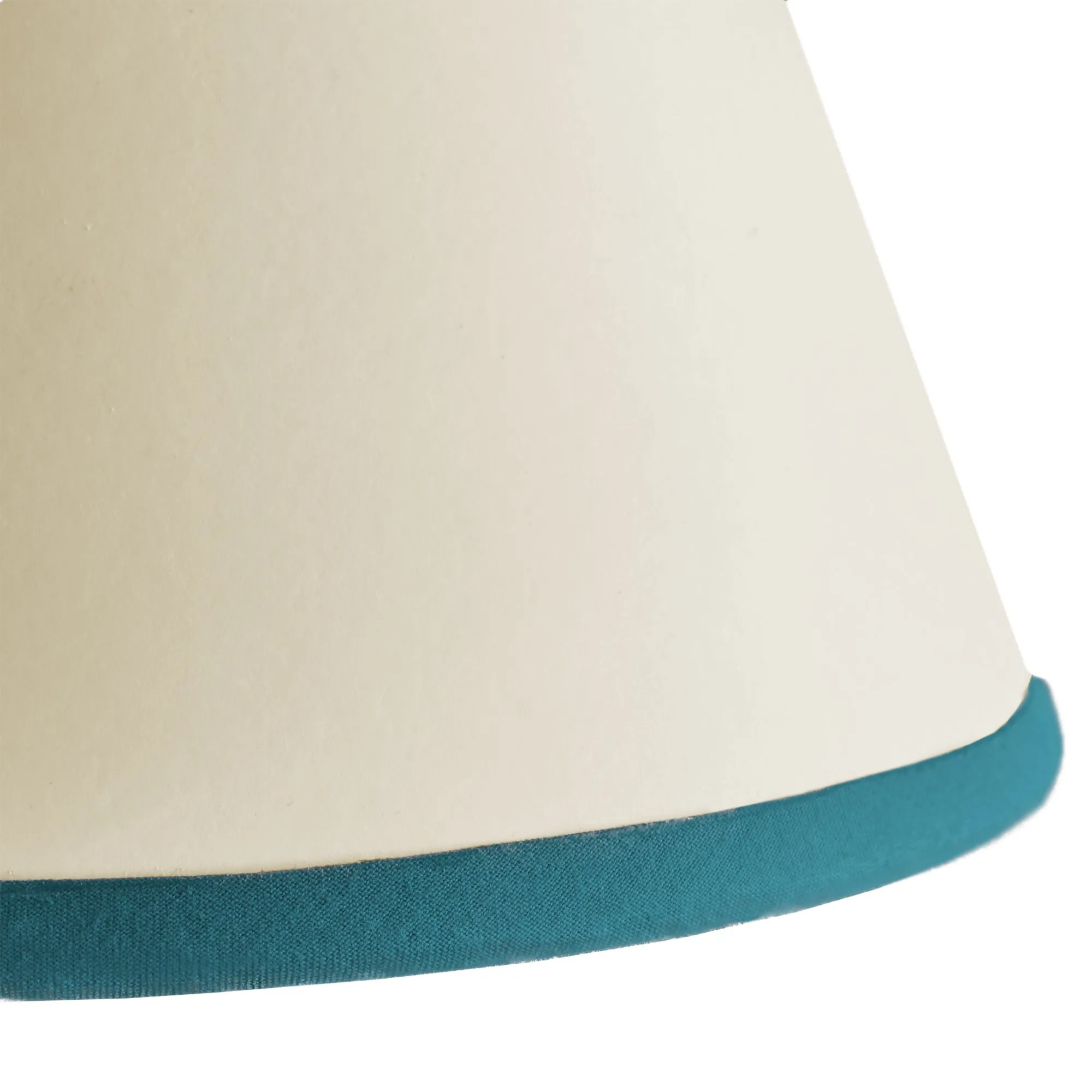 16cm Empire Top n Tail shade in cream card with azure tape
