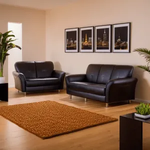 Ashford Faux Leather Sofa