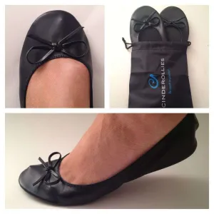Ballet Flat in Black by Cinderollies