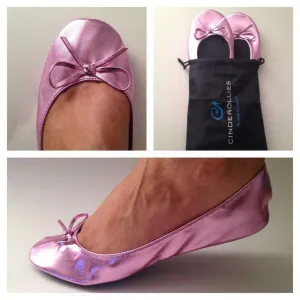 Ballet Flat in Pink by Cinderollies