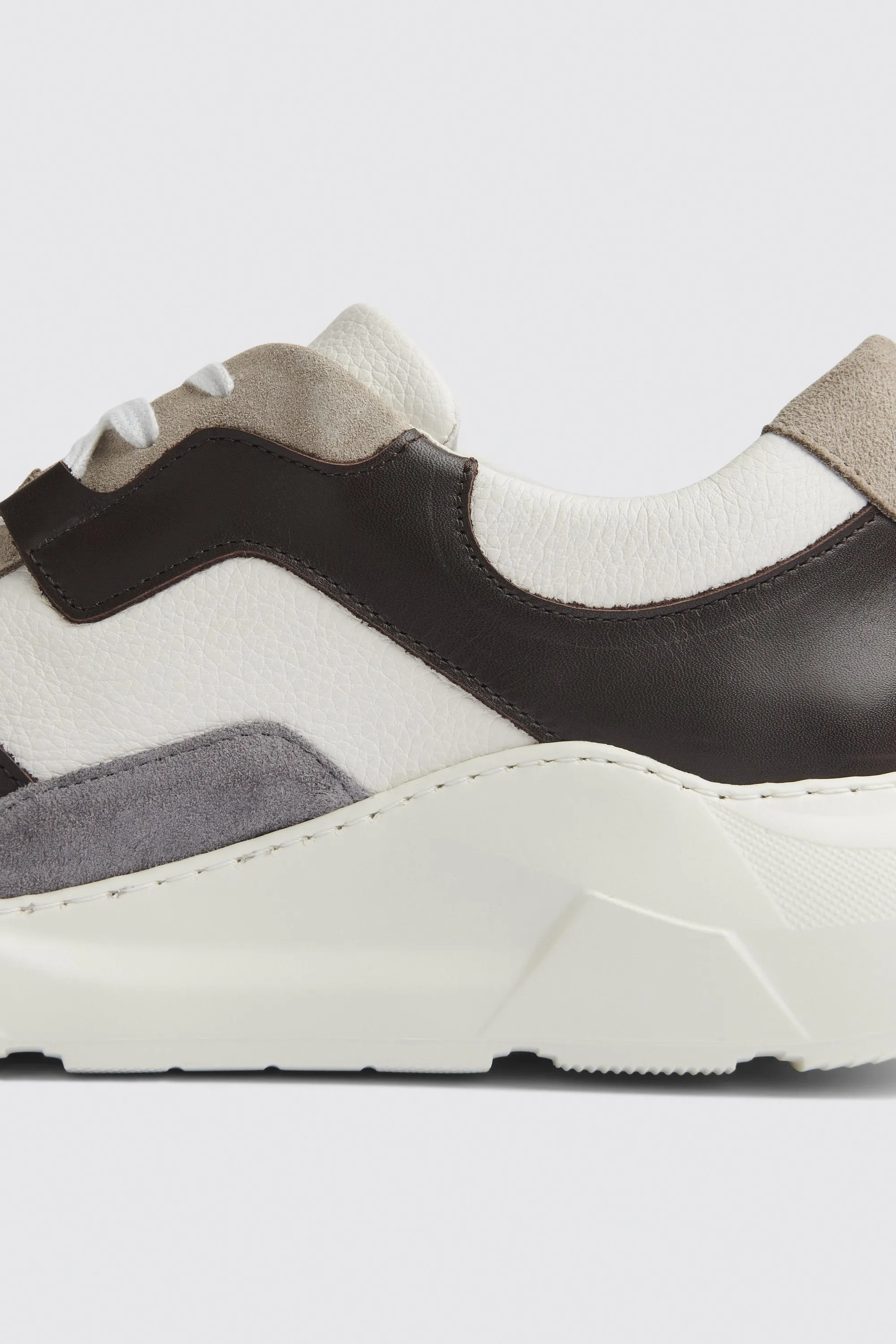 Brighton White Chunky Trainers
