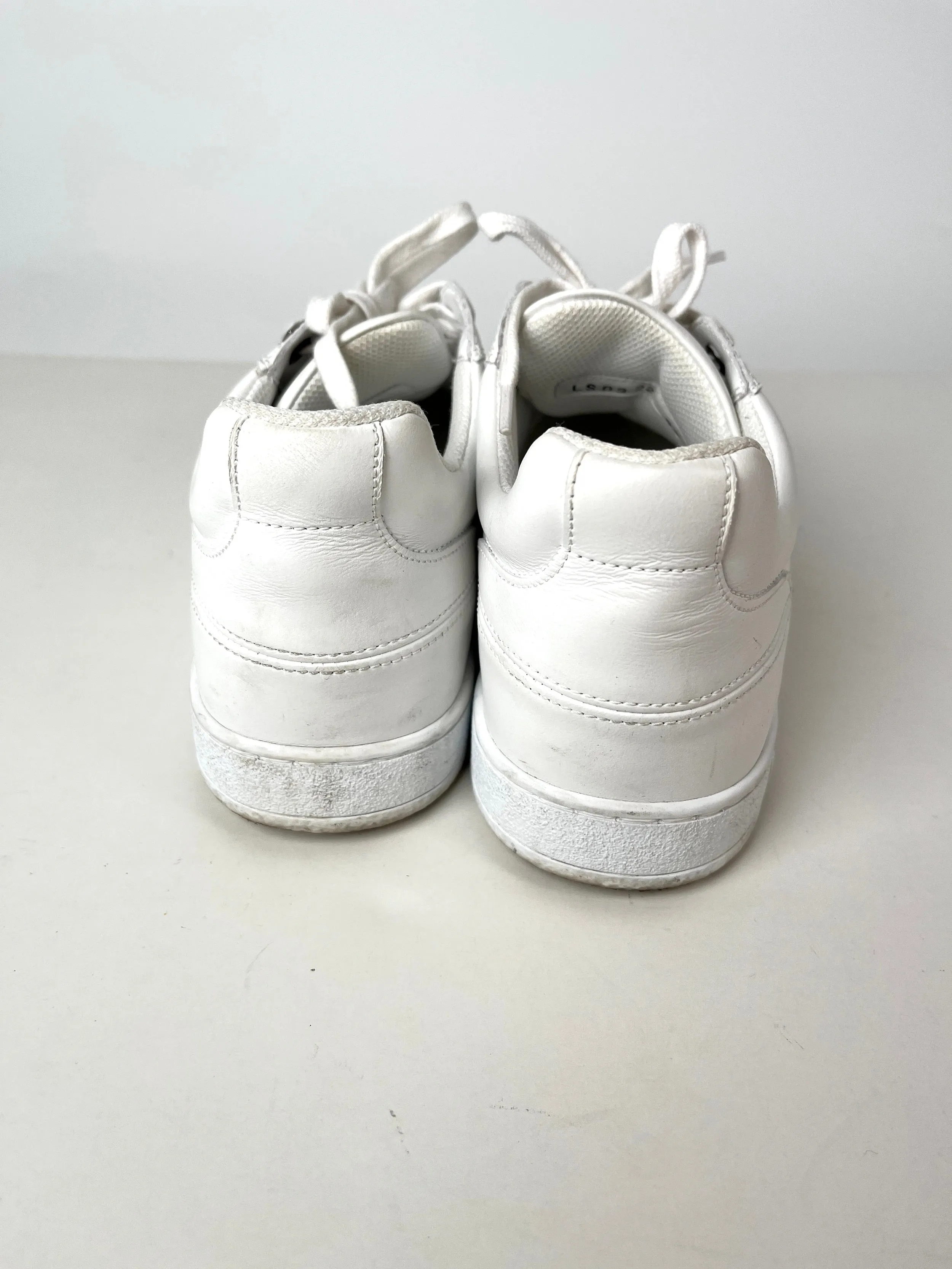 CHRISTIAN DIOR Star White Black Leather Sneakers 37 6.5