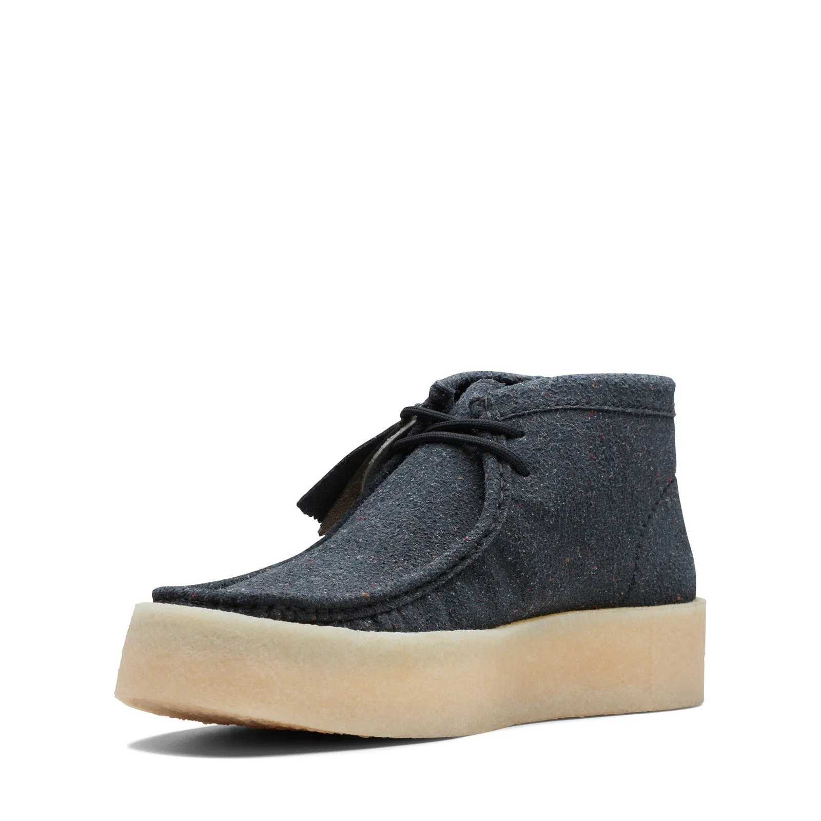 Clarks Originals Wallabee Cup Boot Men's Black Eco Leather s 26171995