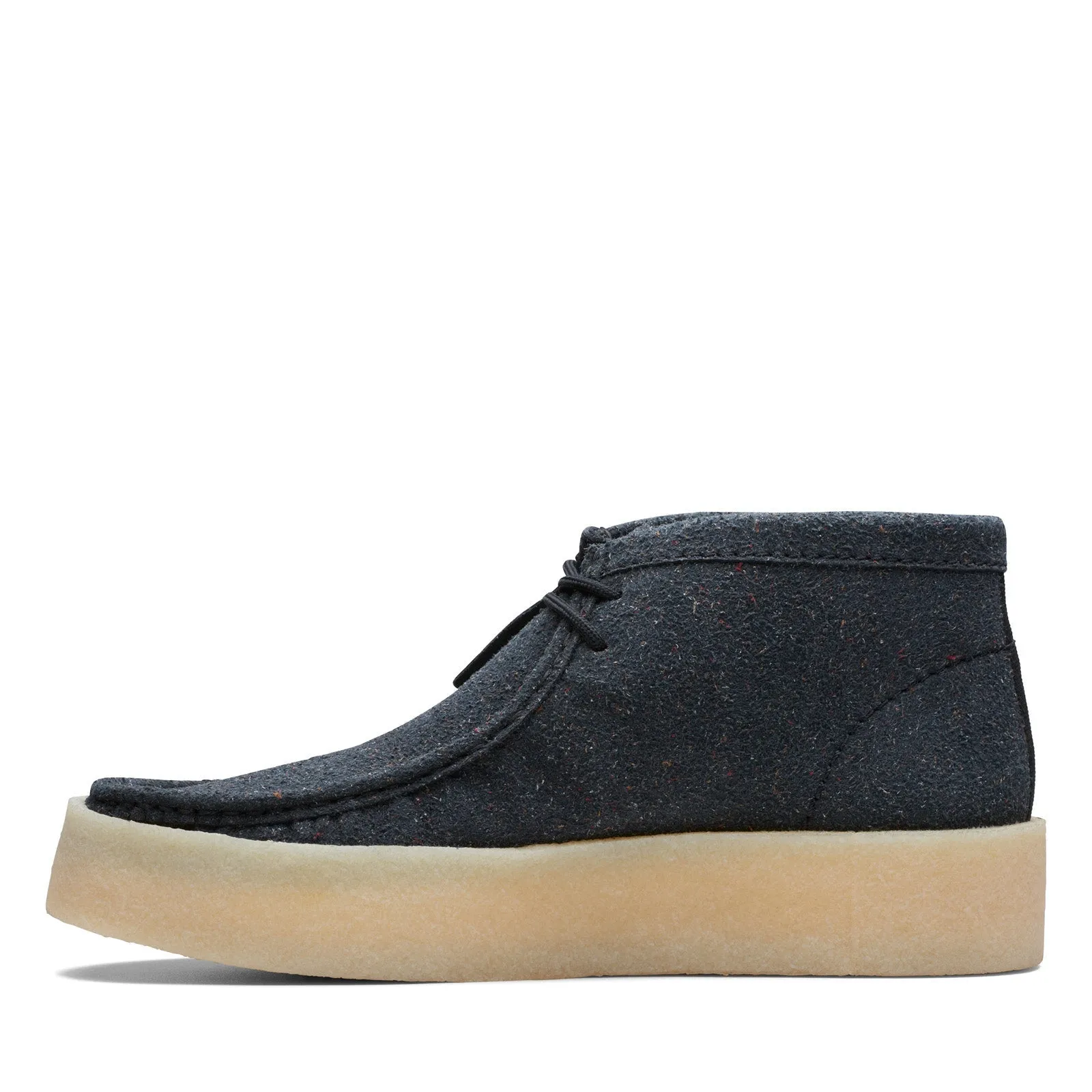 Clarks Originals Wallabee Cup Boot Men's Black Eco Leather s 26171995