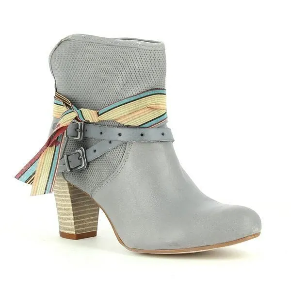 Felmini 8773 Grey Ankle Boots