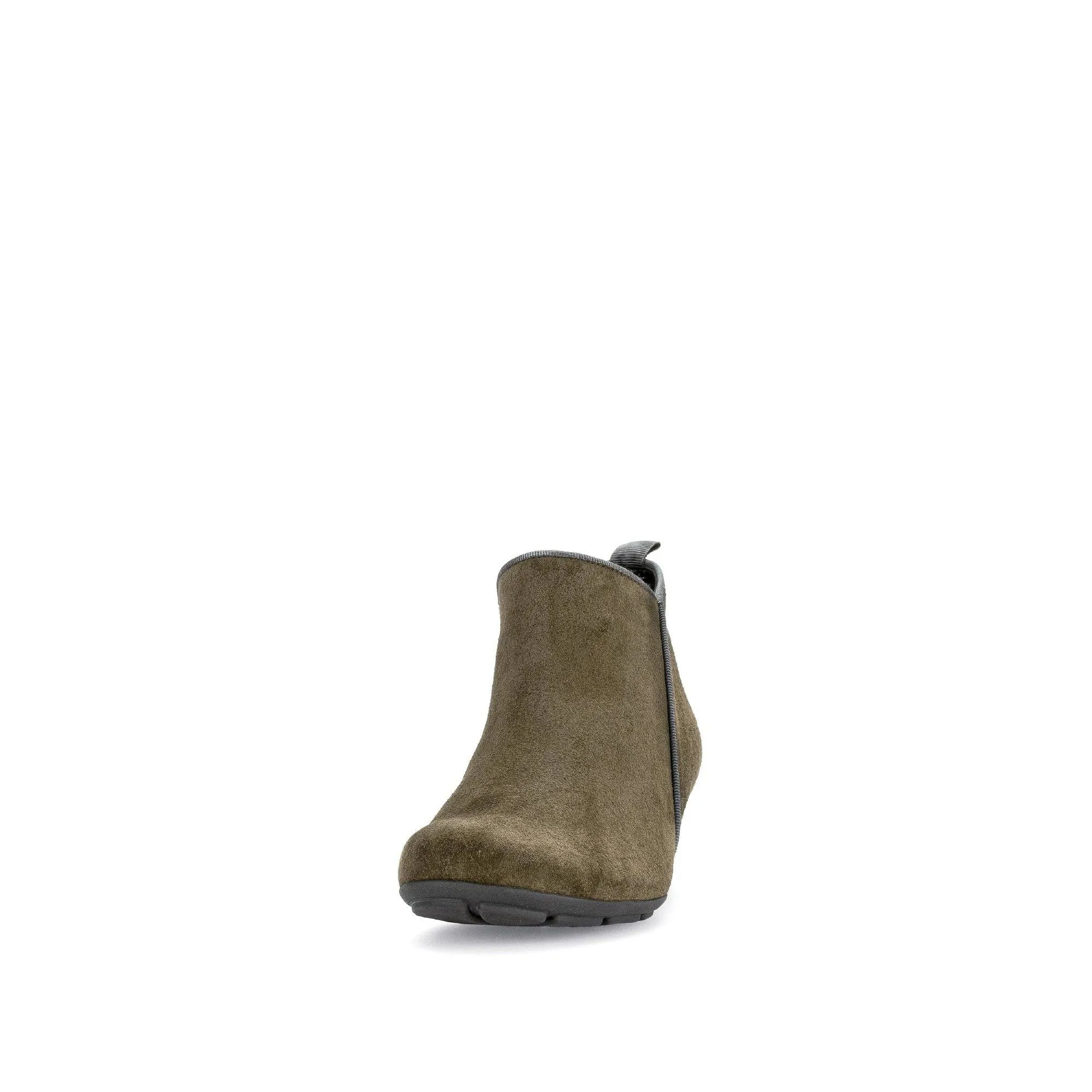 Gabor Trudy 55.633.11 Ladies Green Suede Side Zip Ankle Boots