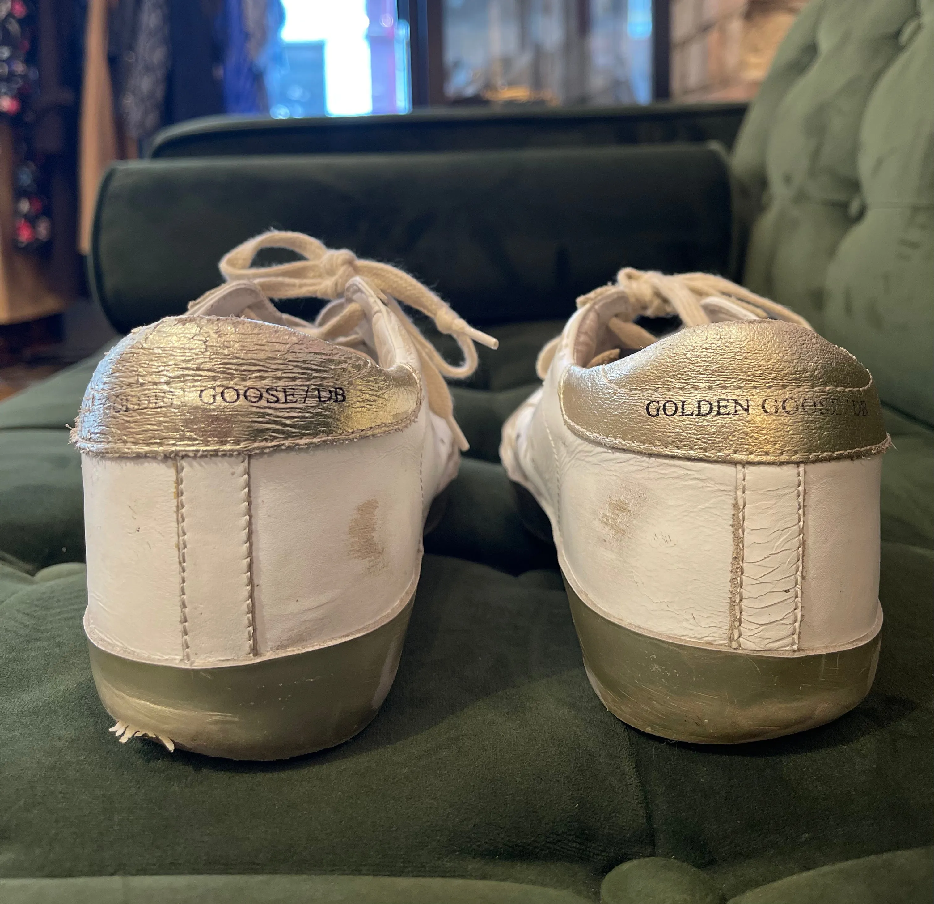 Golden Goose Size Uk 5 White Trainers
