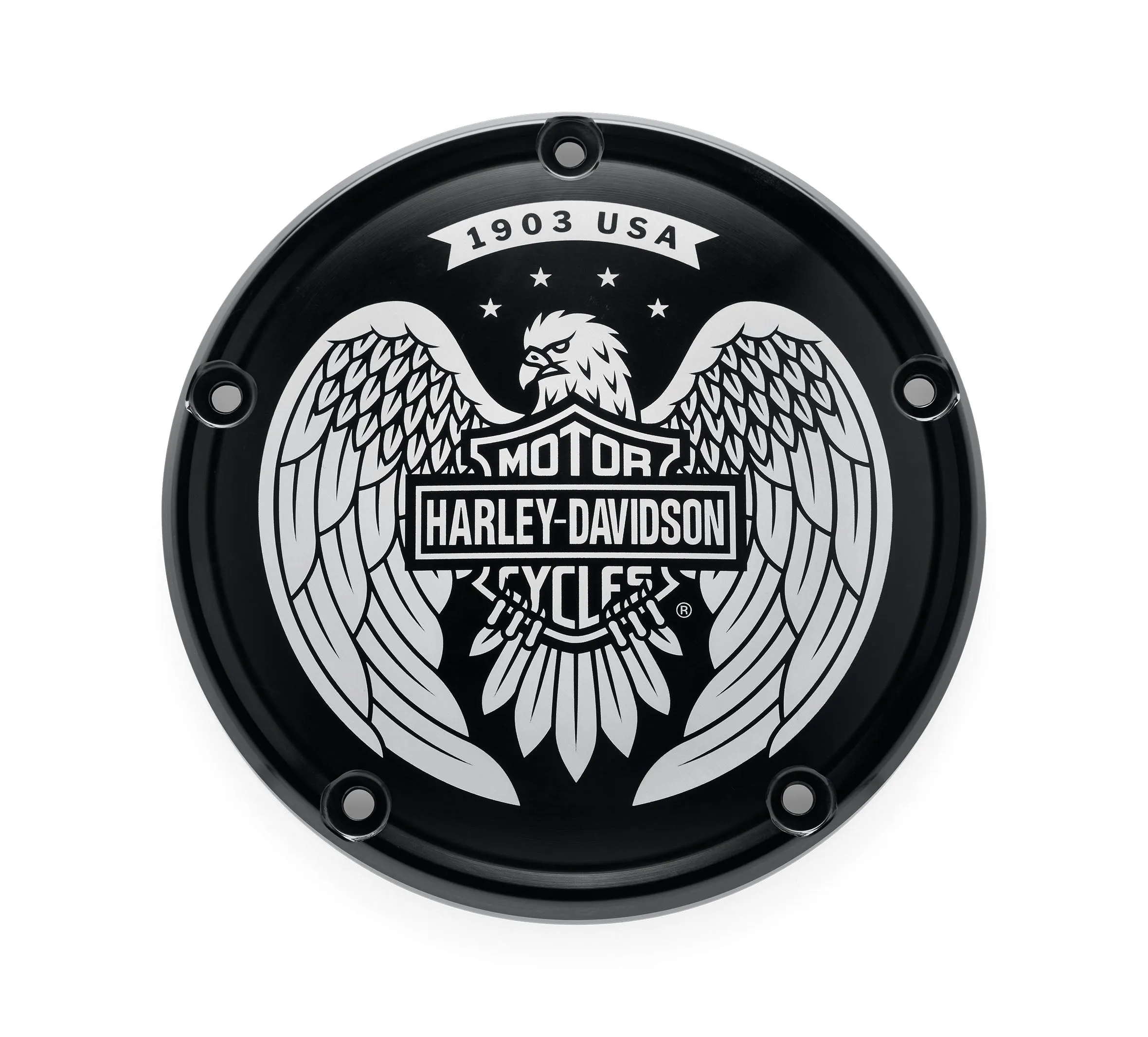 Harley Davidson 25701553 Eagle Bar & Shield Derby Cover KIT,CVR/SLG,CL,GRAPHIC EAGLE