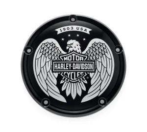 Harley Davidson 25701553 Eagle Bar & Shield Derby Cover KIT,CVR/SLG,CL,GRAPHIC EAGLE