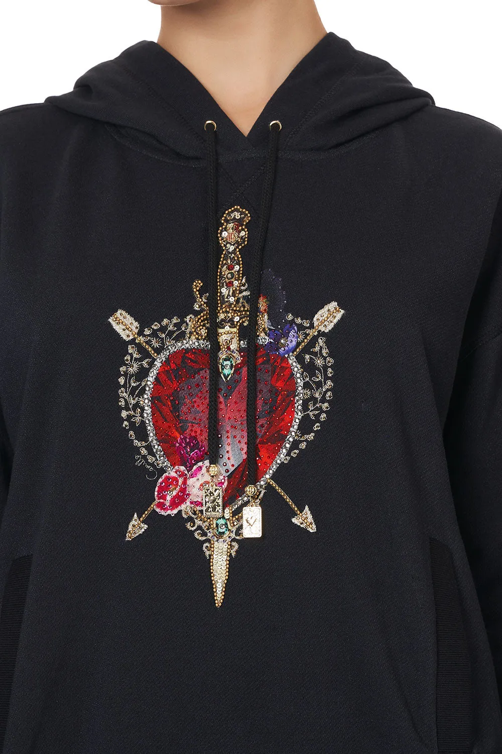 HOODIE WITH SIDE POCKETS MIRROR MIRROR