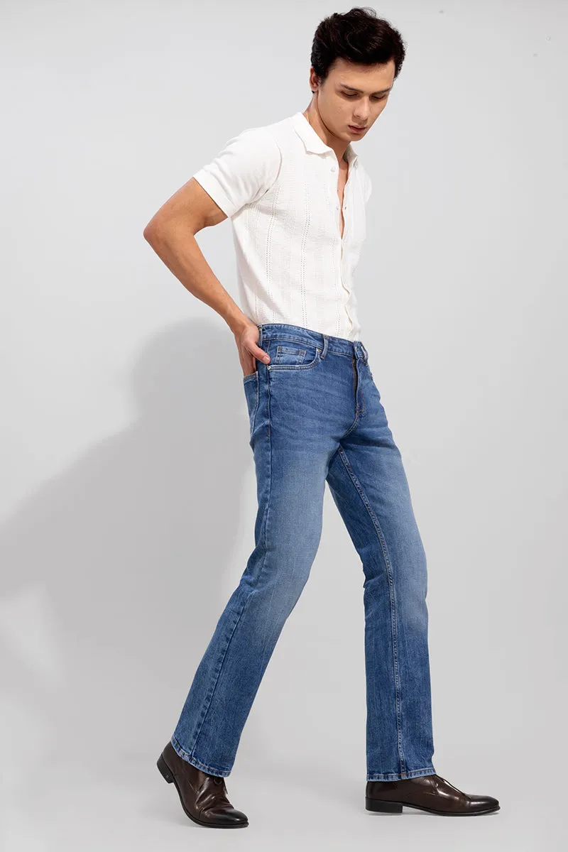 Jazz Washed Blue Straight Fit Jeans