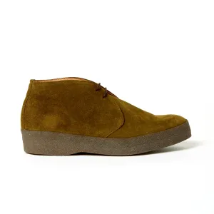 Joe & Co x Sanders 02 Olive Green Suede Chucka Boot
