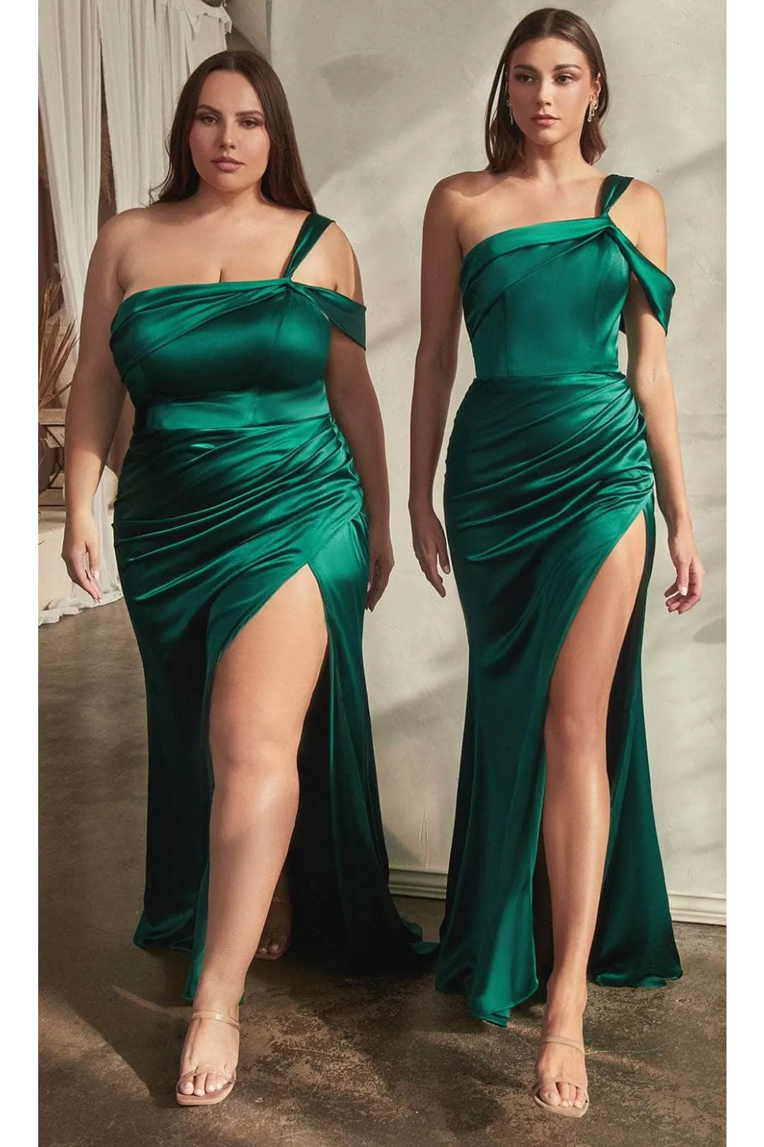 Ladivine CD327C - Cold Shoulder Sheath Dress