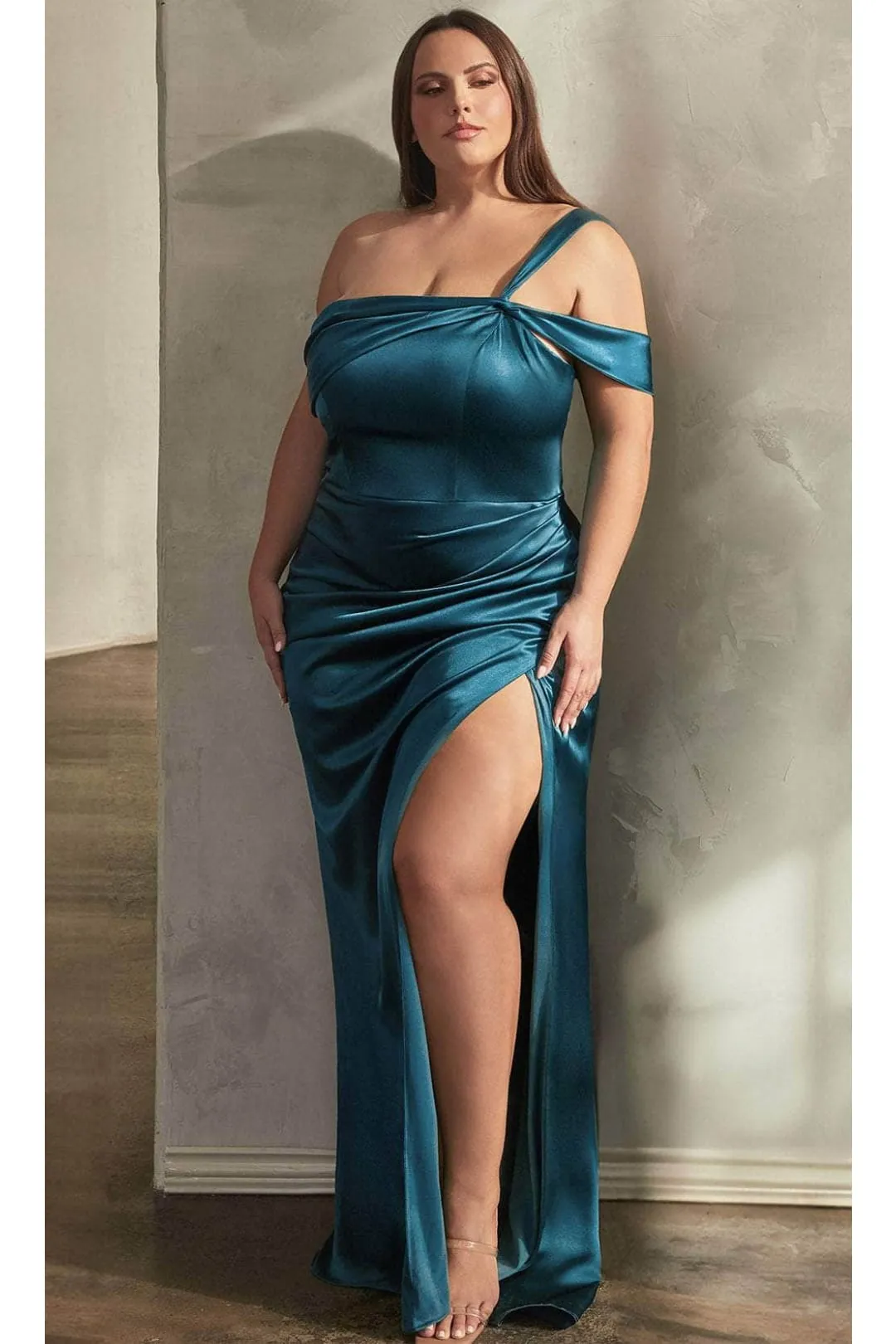 Ladivine CD327C - Cold Shoulder Sheath Dress