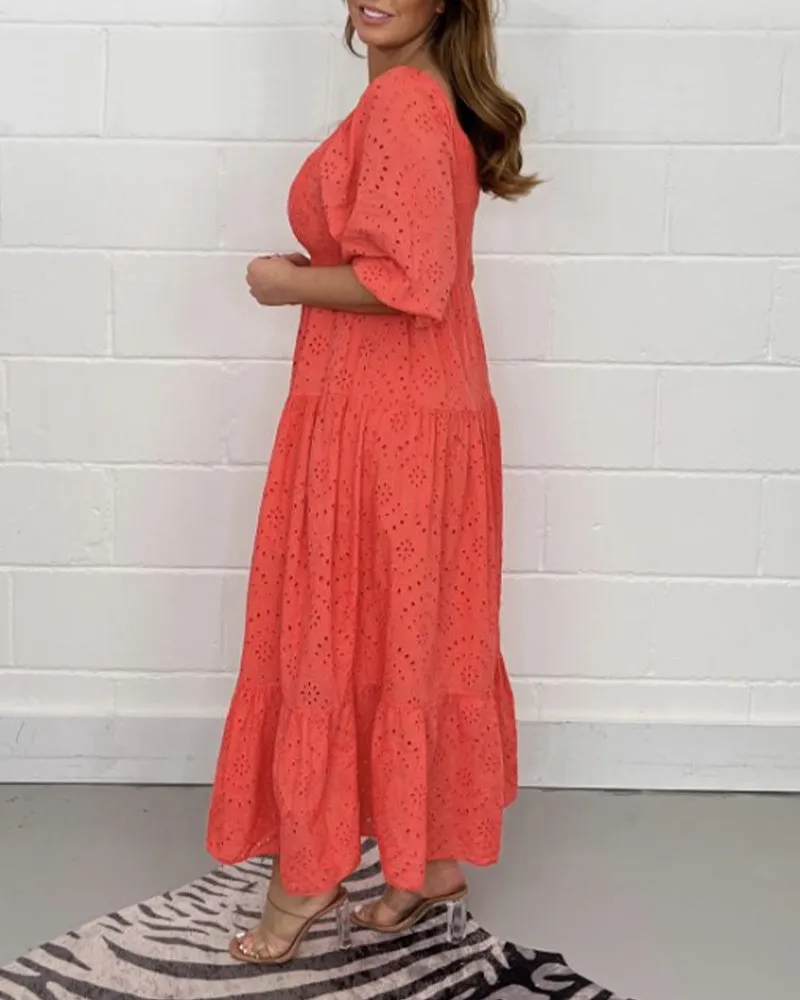 Leah Classic Refined Summer Cocktail Dress