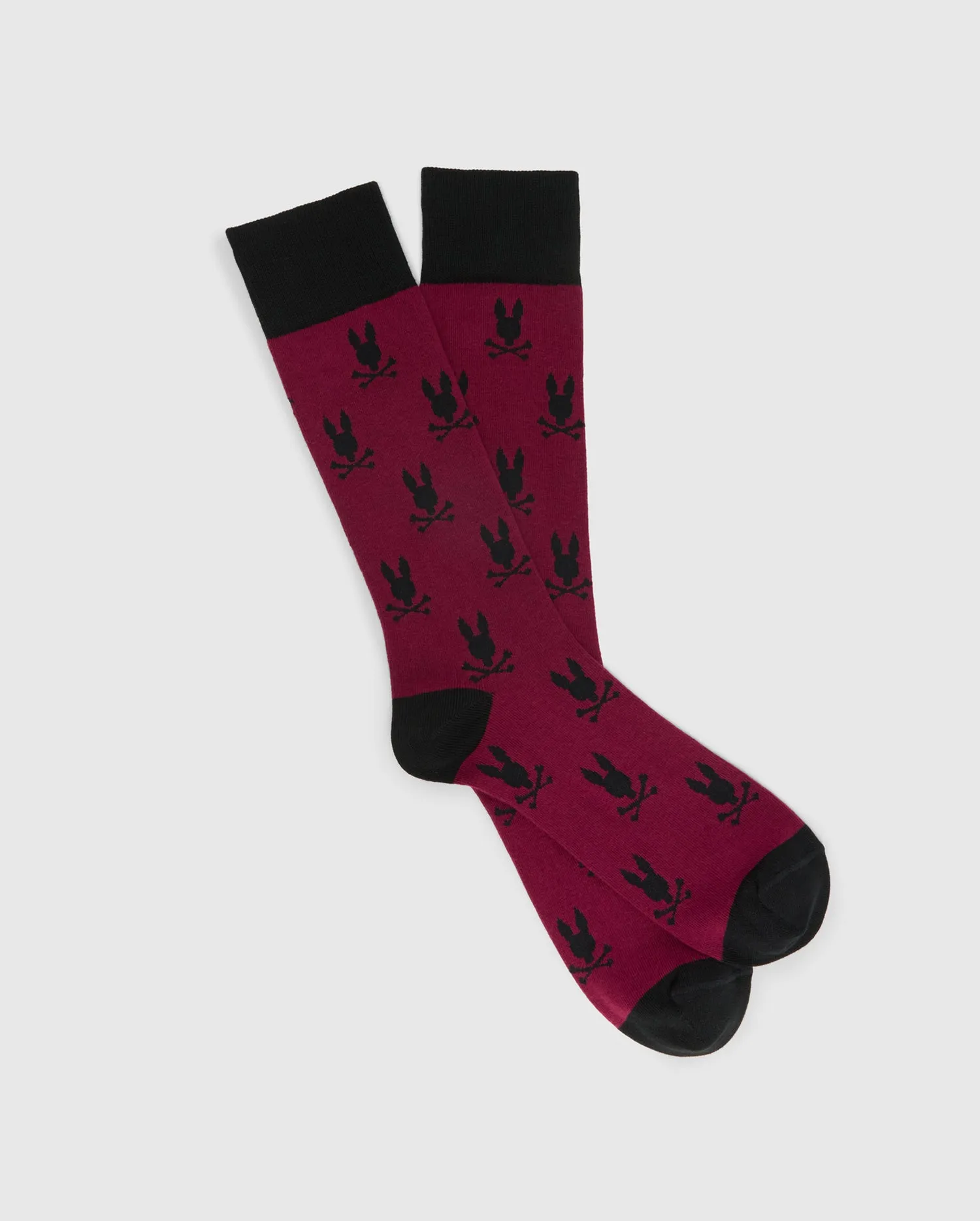 MENS ALL OVER BUNNY DRESS SOCK - B6F750E200