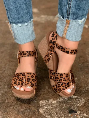 Nekoma Wedges- Leopard