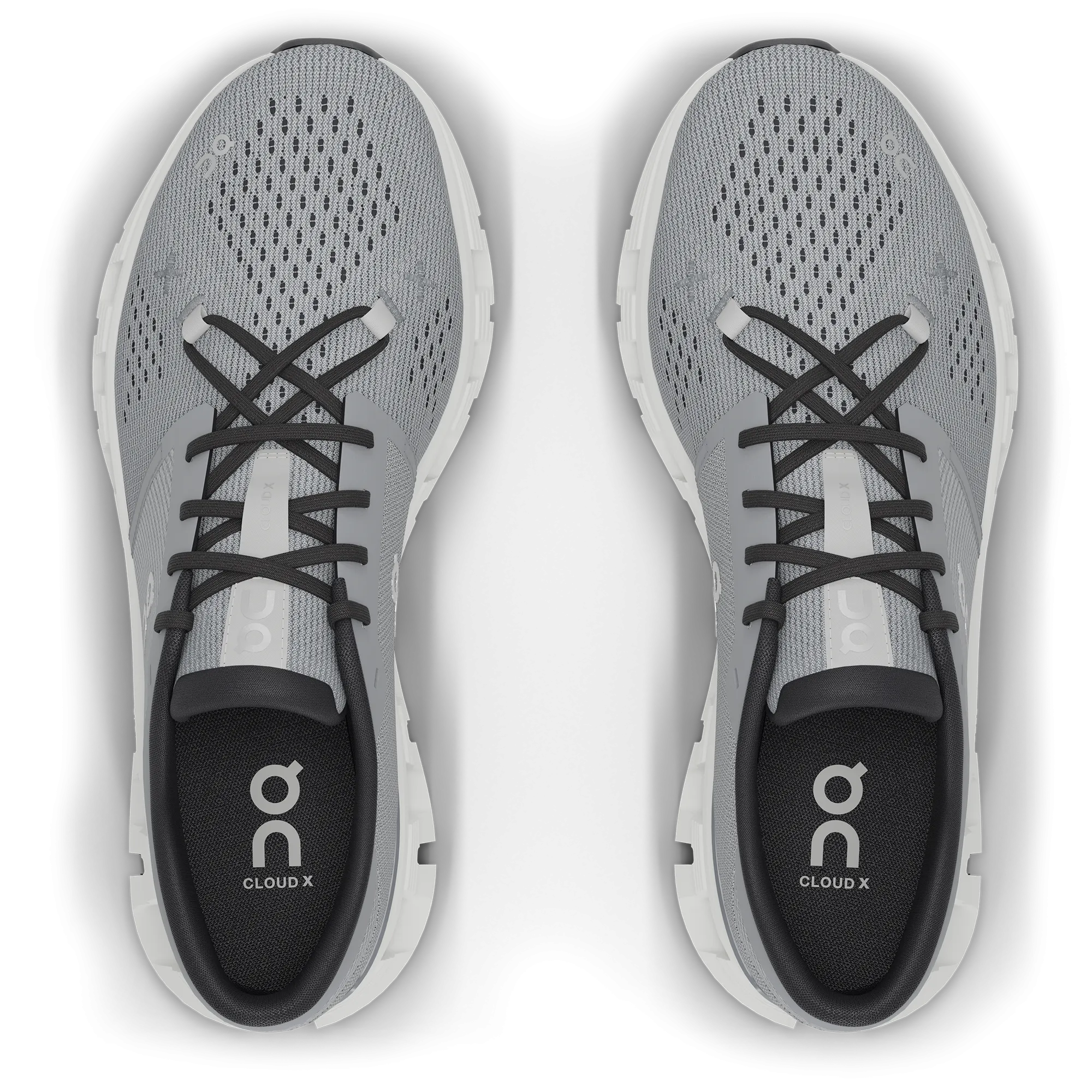 On Running Men's Cloud X 4 Dynamic Workout Shoe - Glacier/Stone