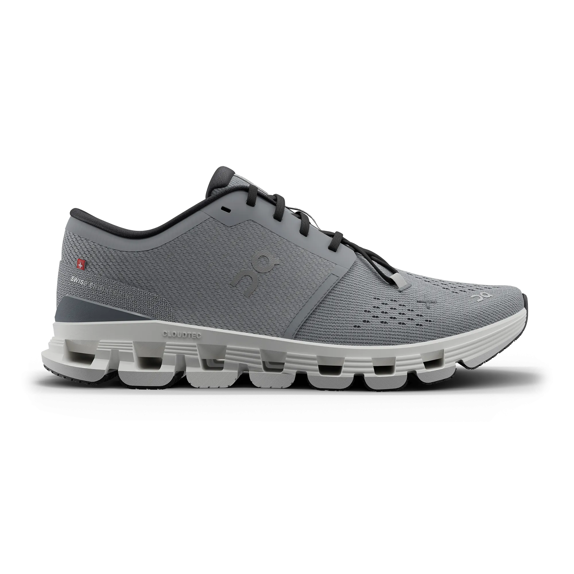 On Running Men's Cloud X 4 Dynamic Workout Shoe - Glacier/Stone