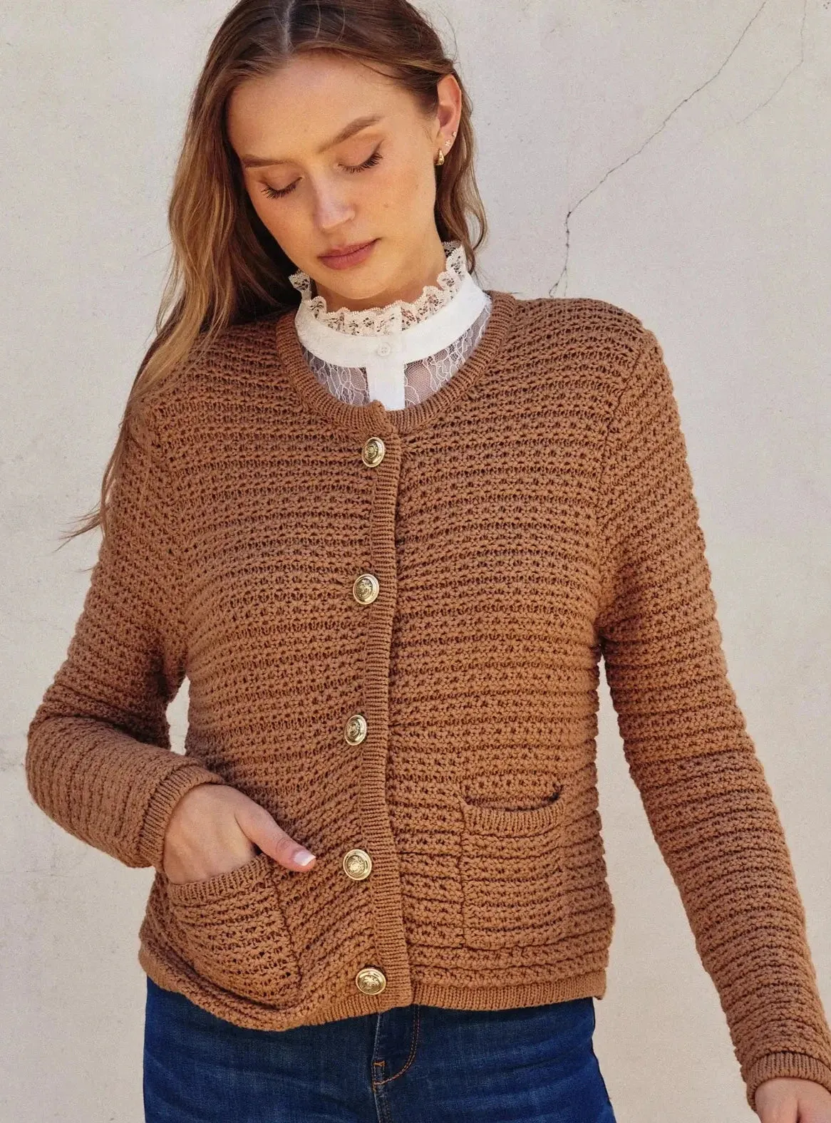 Refined Knitted Cardigan