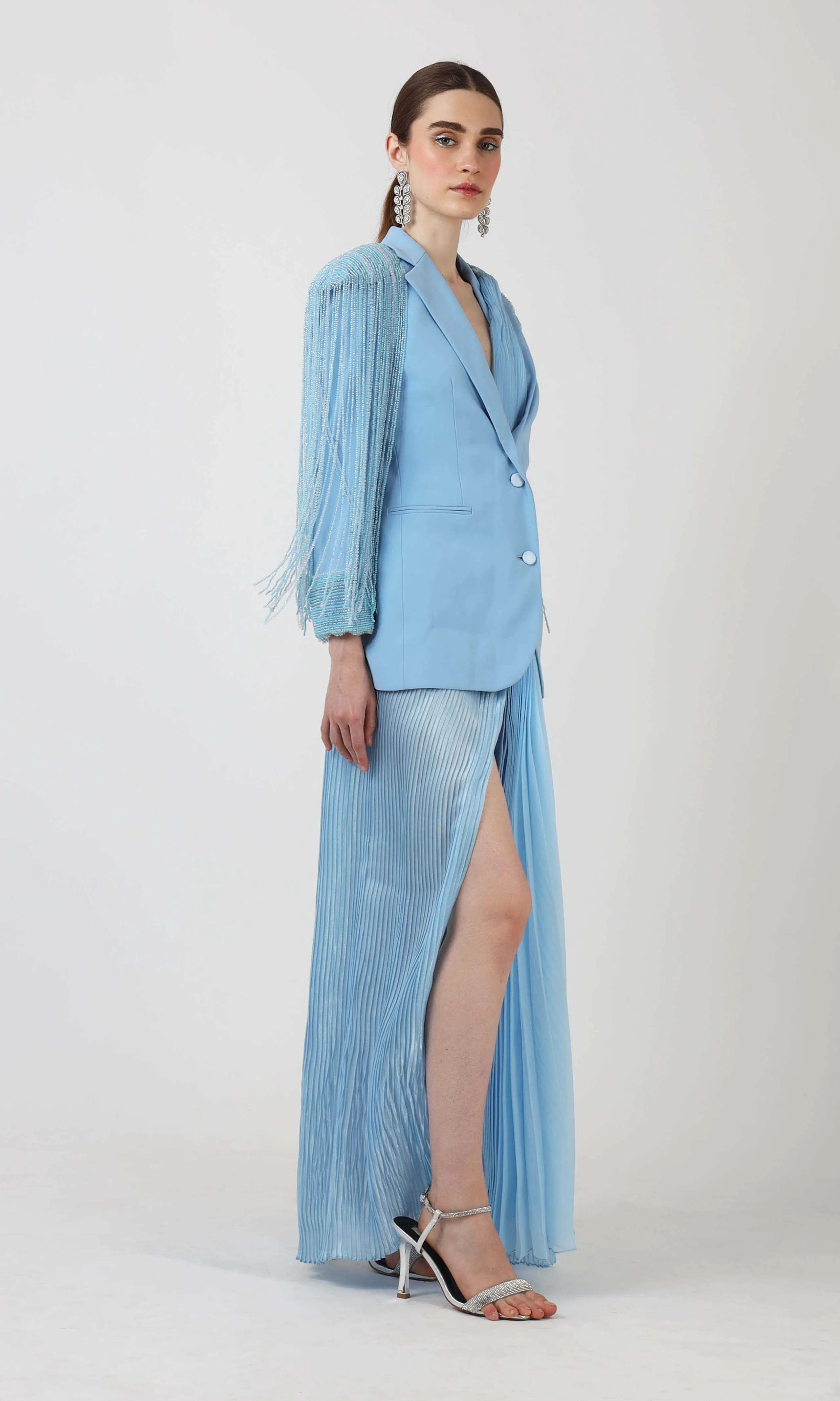 Sapphire Saree Blazer