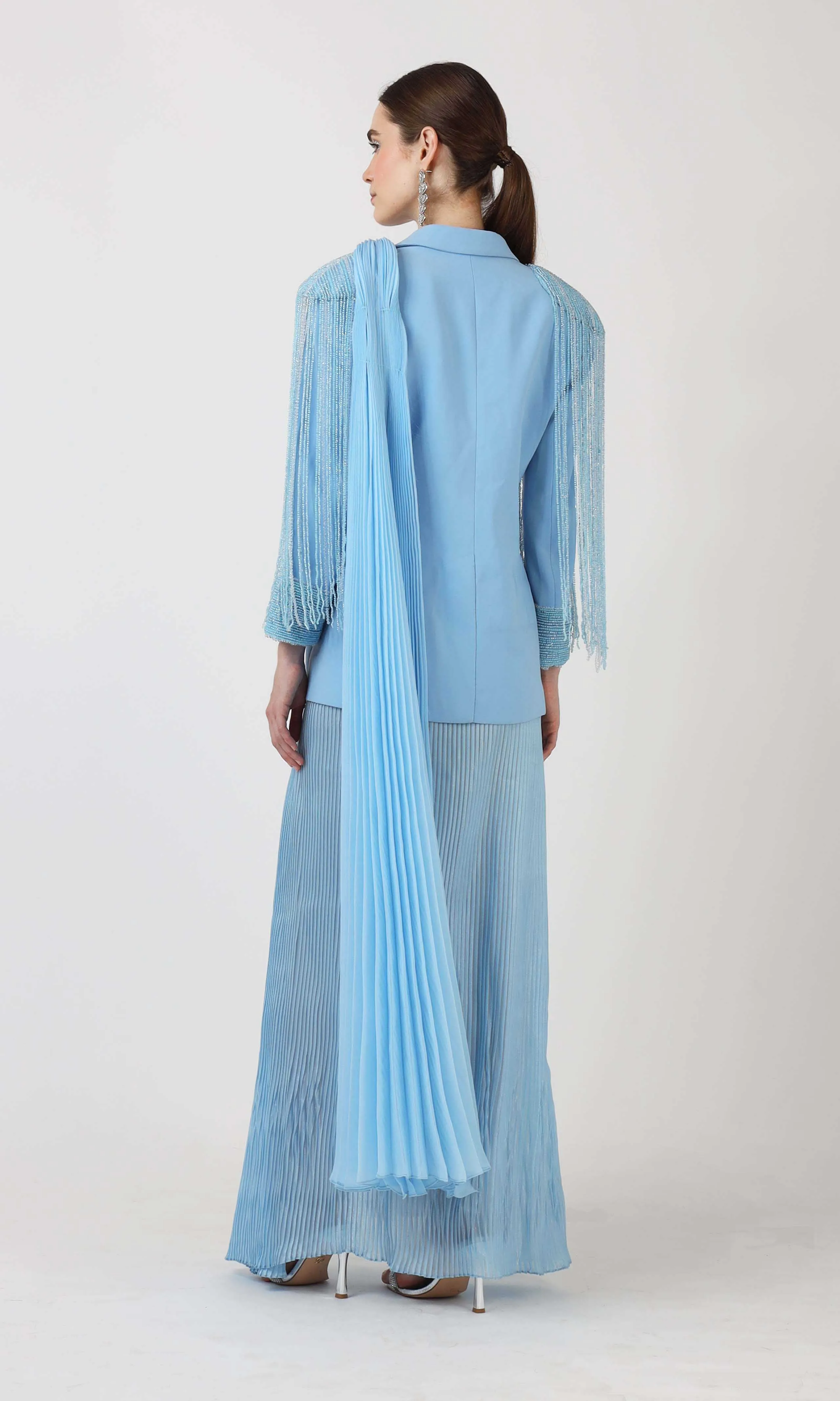Sapphire Saree Blazer