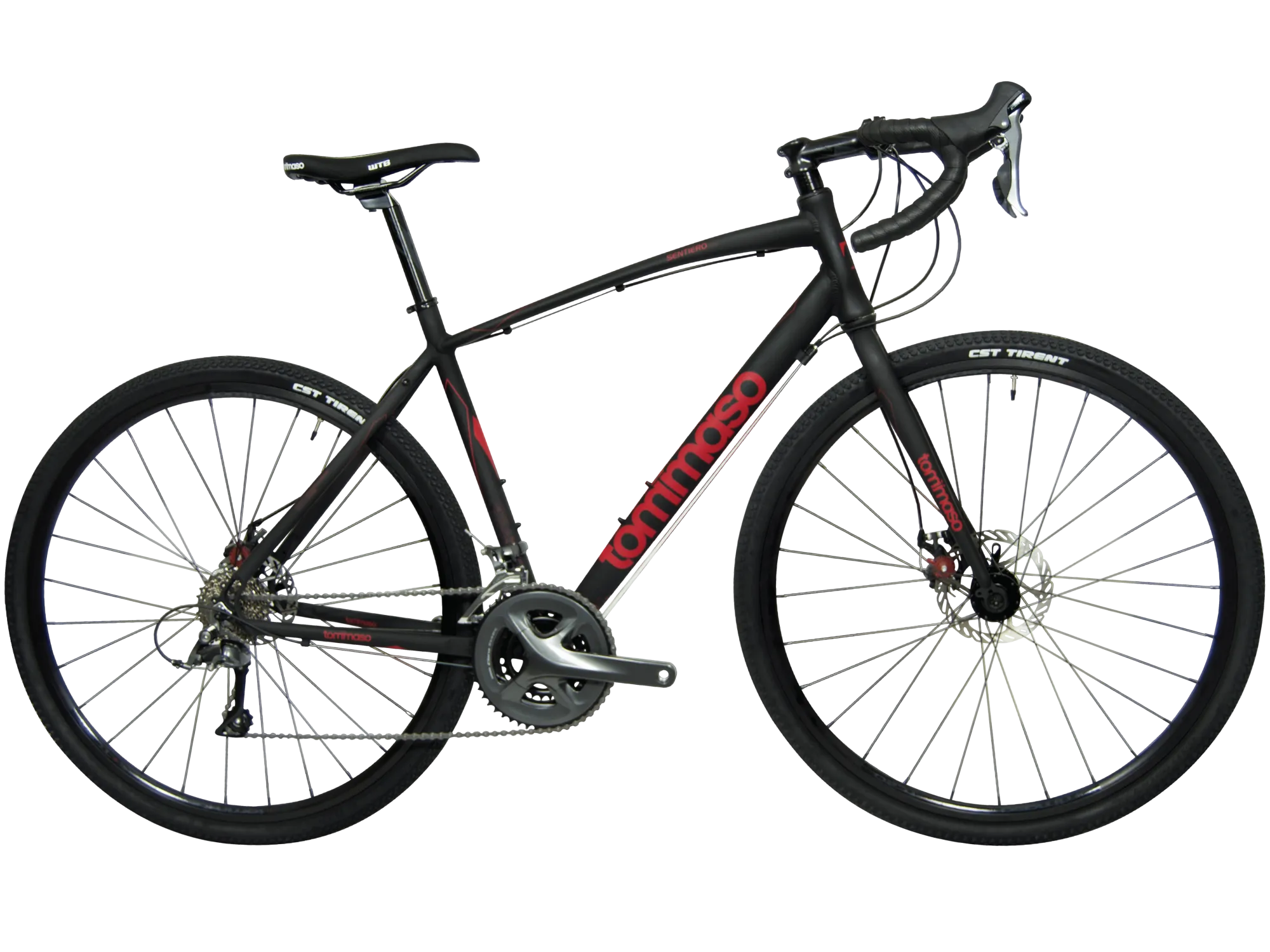 Sentiero - black/red WS