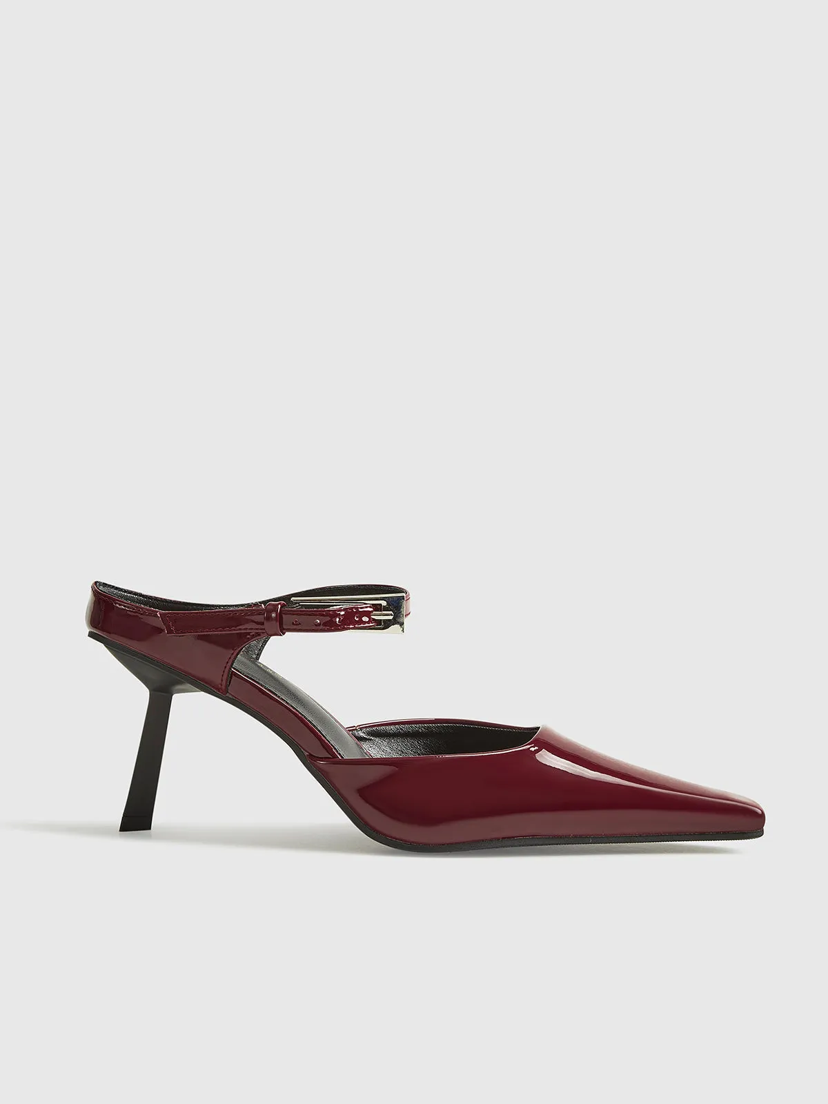 Sharp Slingback High Heel Shoes