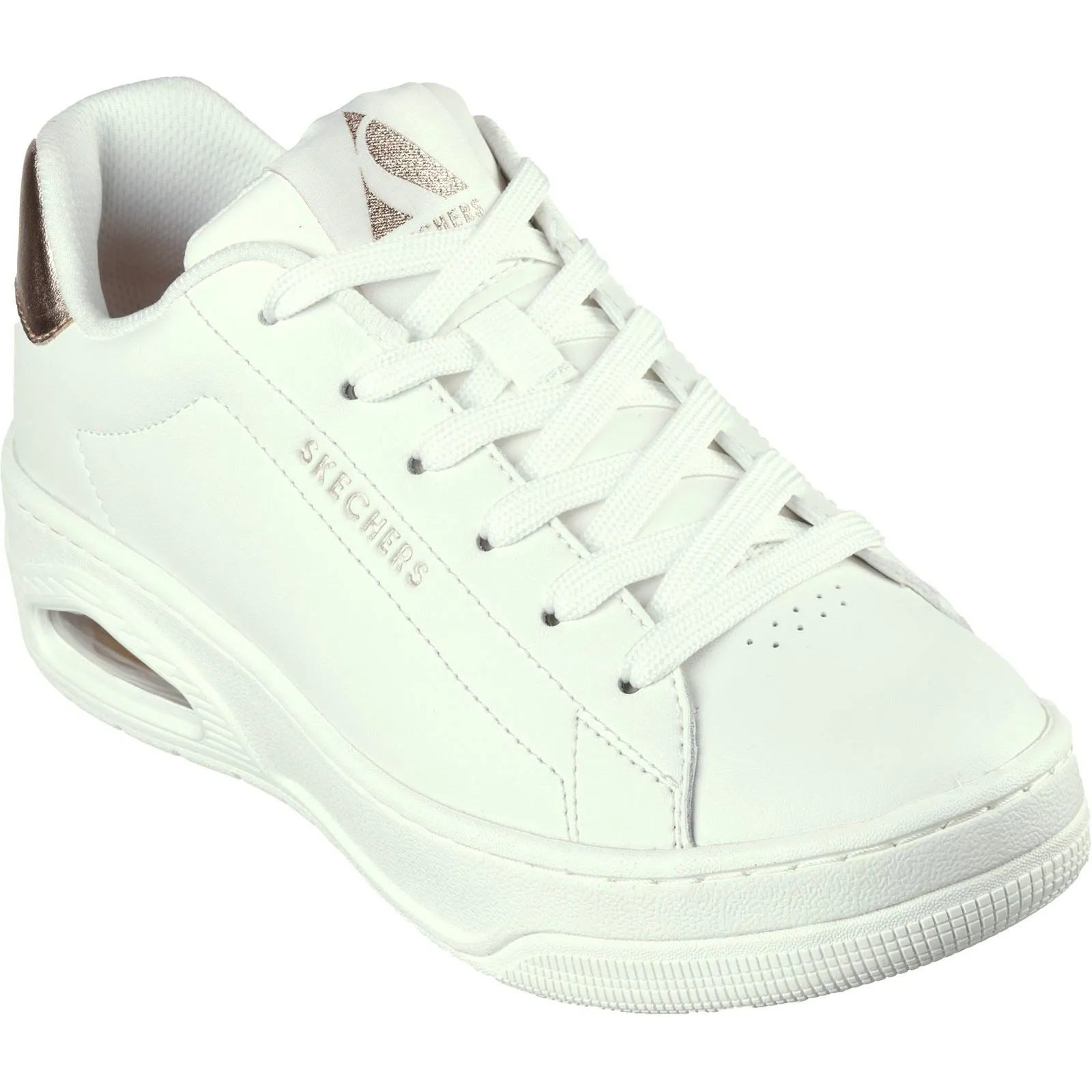 Skechers Women Trainers - Uno Court - Courted Air in 2 Colours, 3-8 - GAR177700