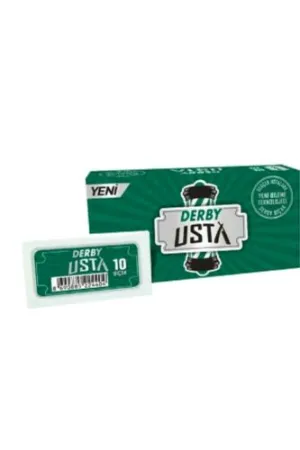Super Derby Usta  Double Edge Shaving Razor Total 100 Blades Men Care