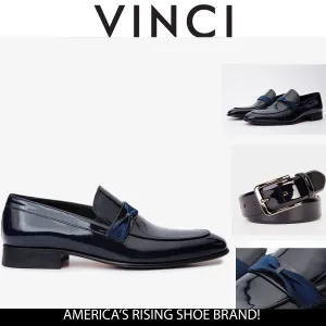 The Dodoma Navy Patent Leather Loafer Men Shoe