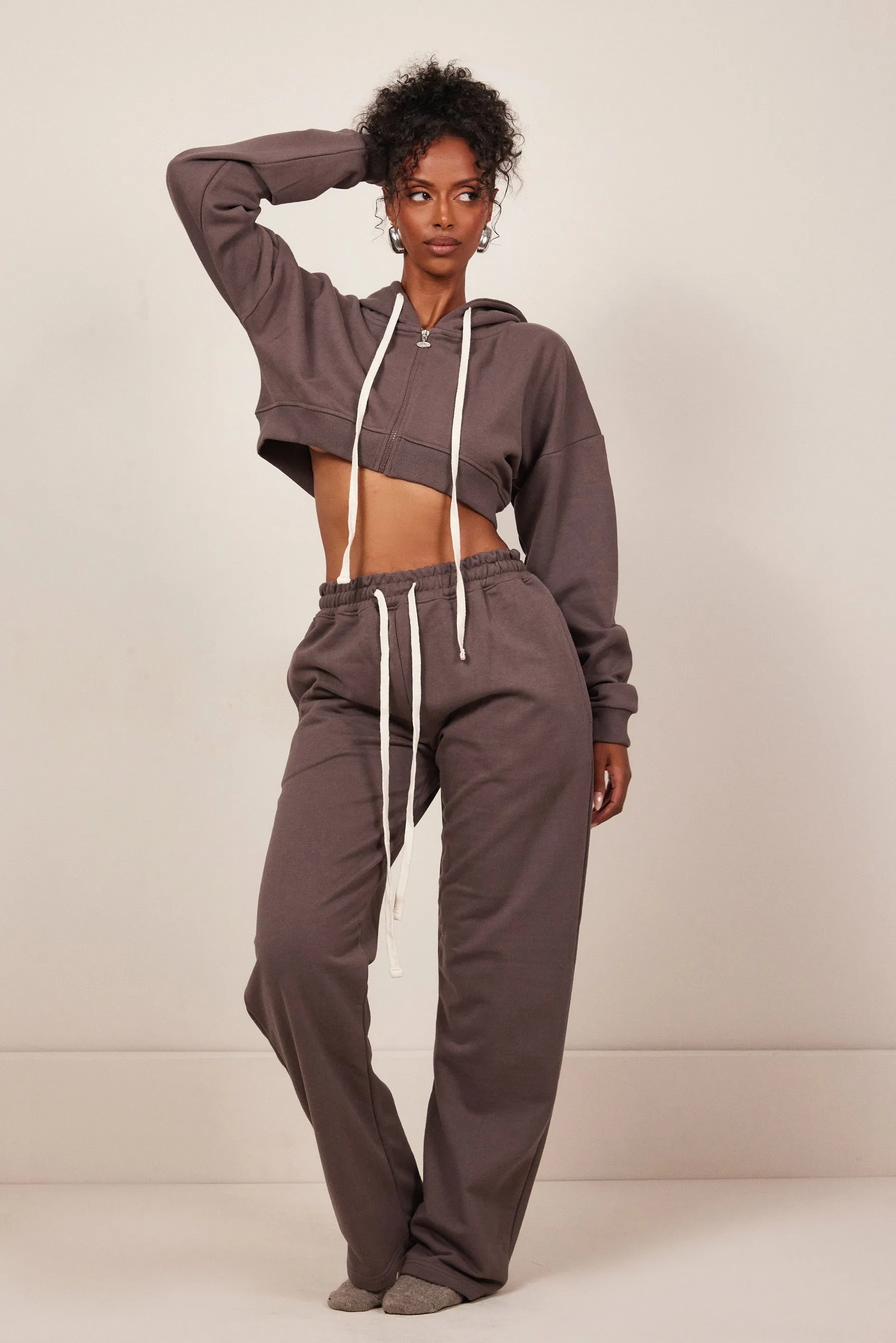 The Mars Curve Hem Zip Jacket