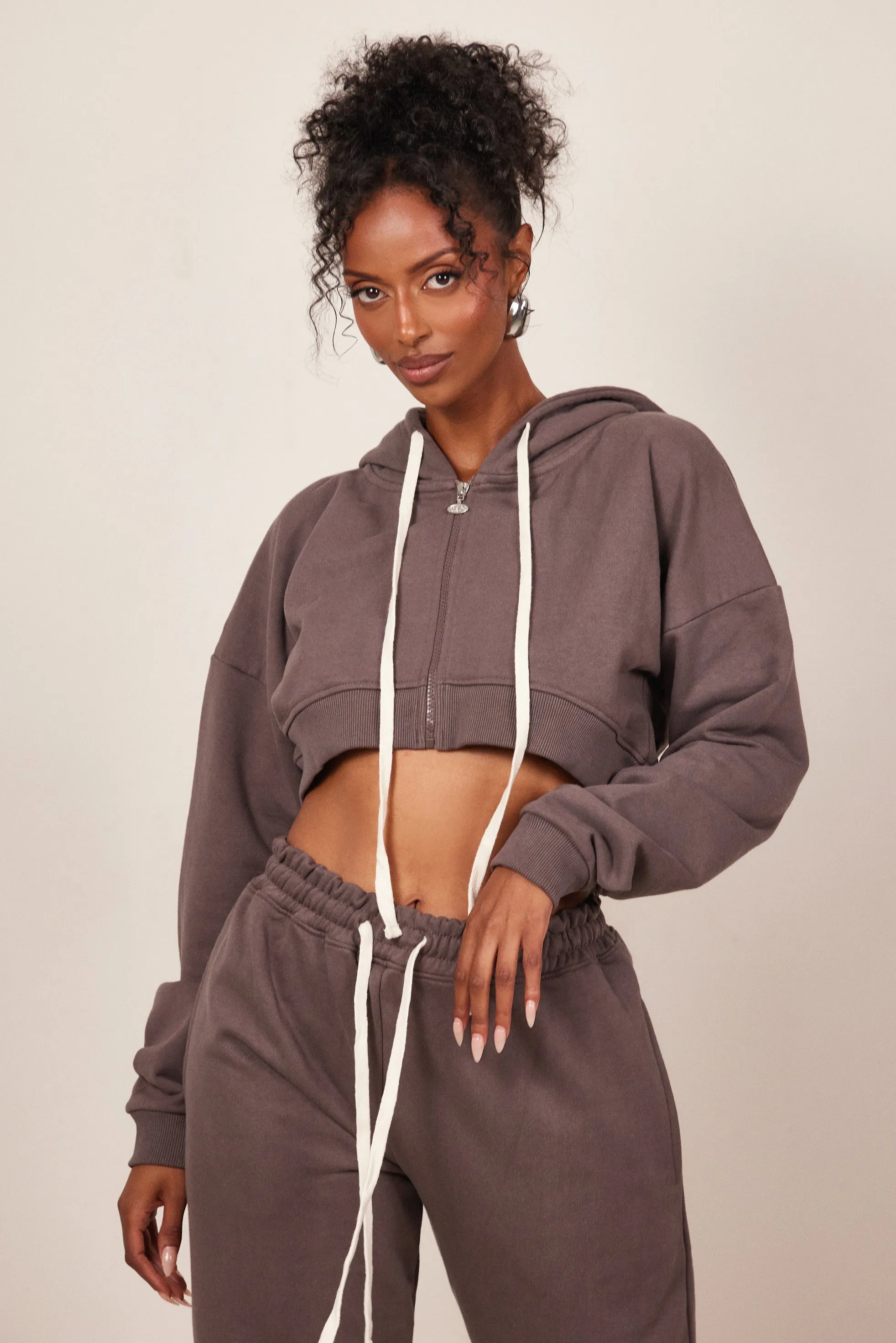 The Mars Curve Hem Zip Jacket