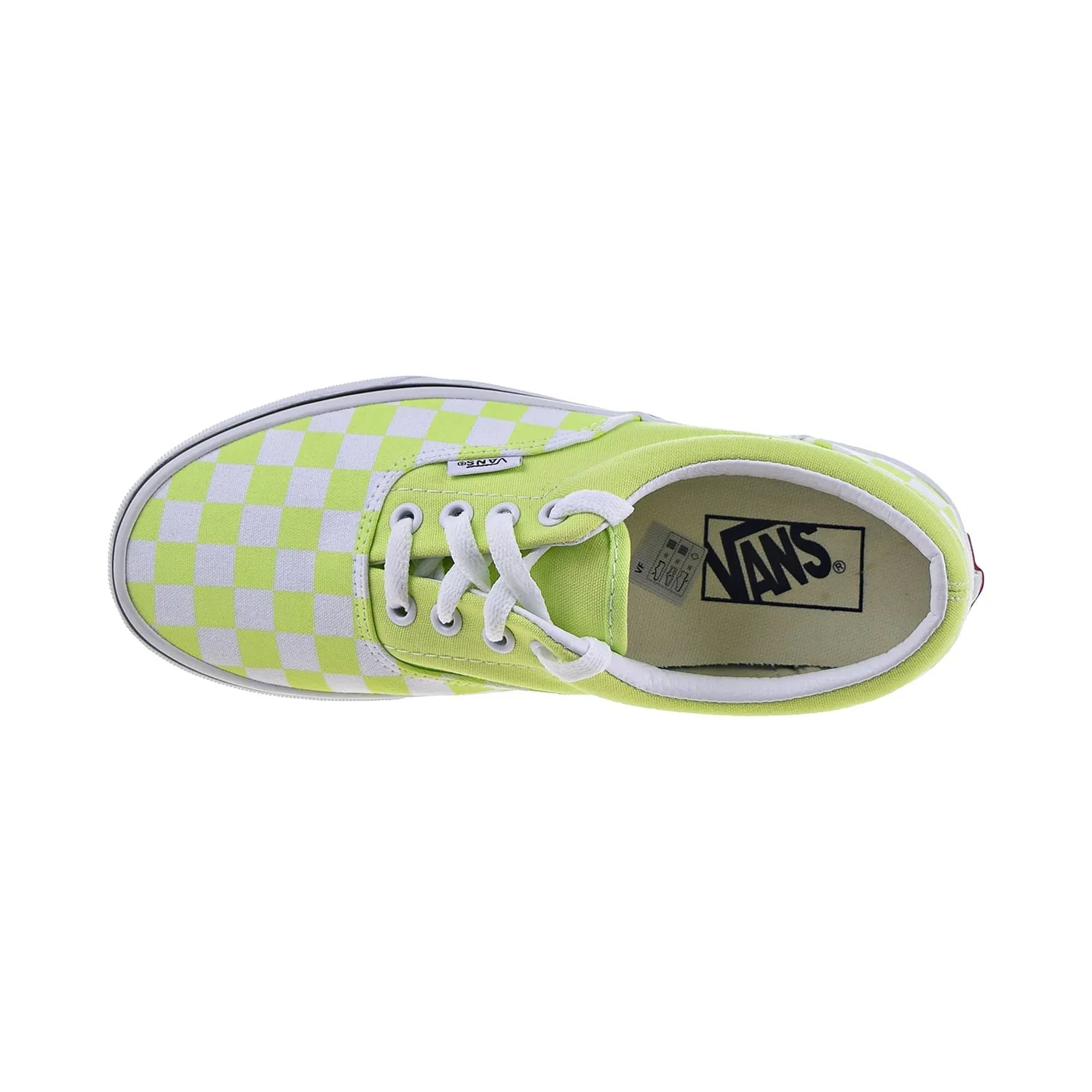 Vans Era Checkerboard Men's Shoes Sharp Green-True White